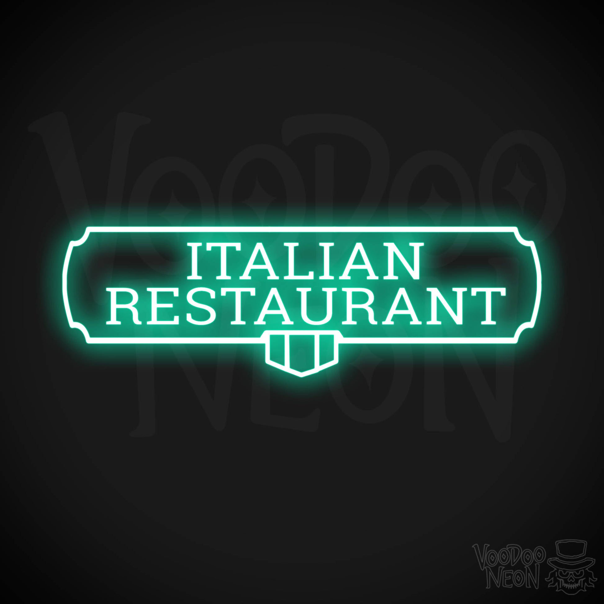 Italian Restaurant LED Neon - Light Green