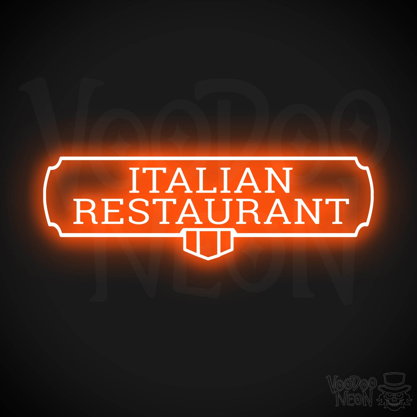 Italian Restaurant LED Neon - Orange