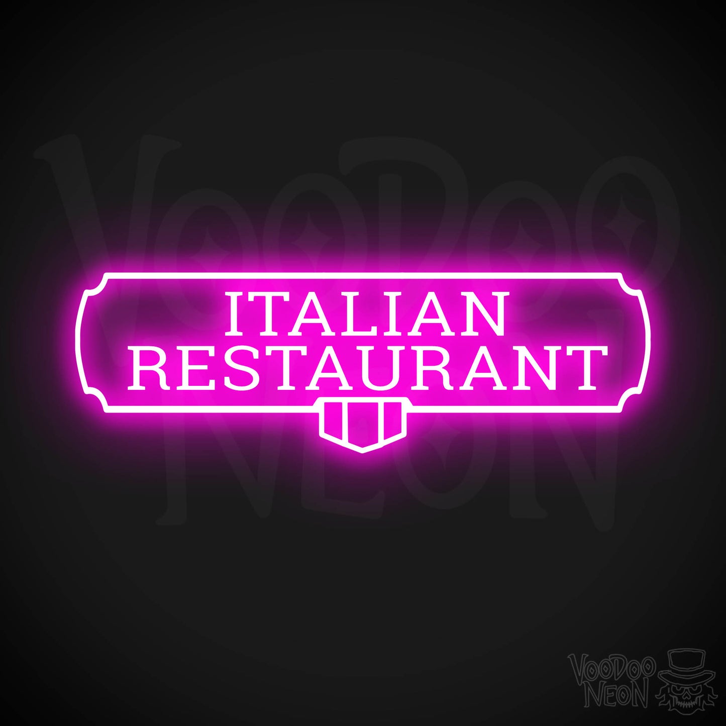 Italian Restaurant LED Neon - Pink