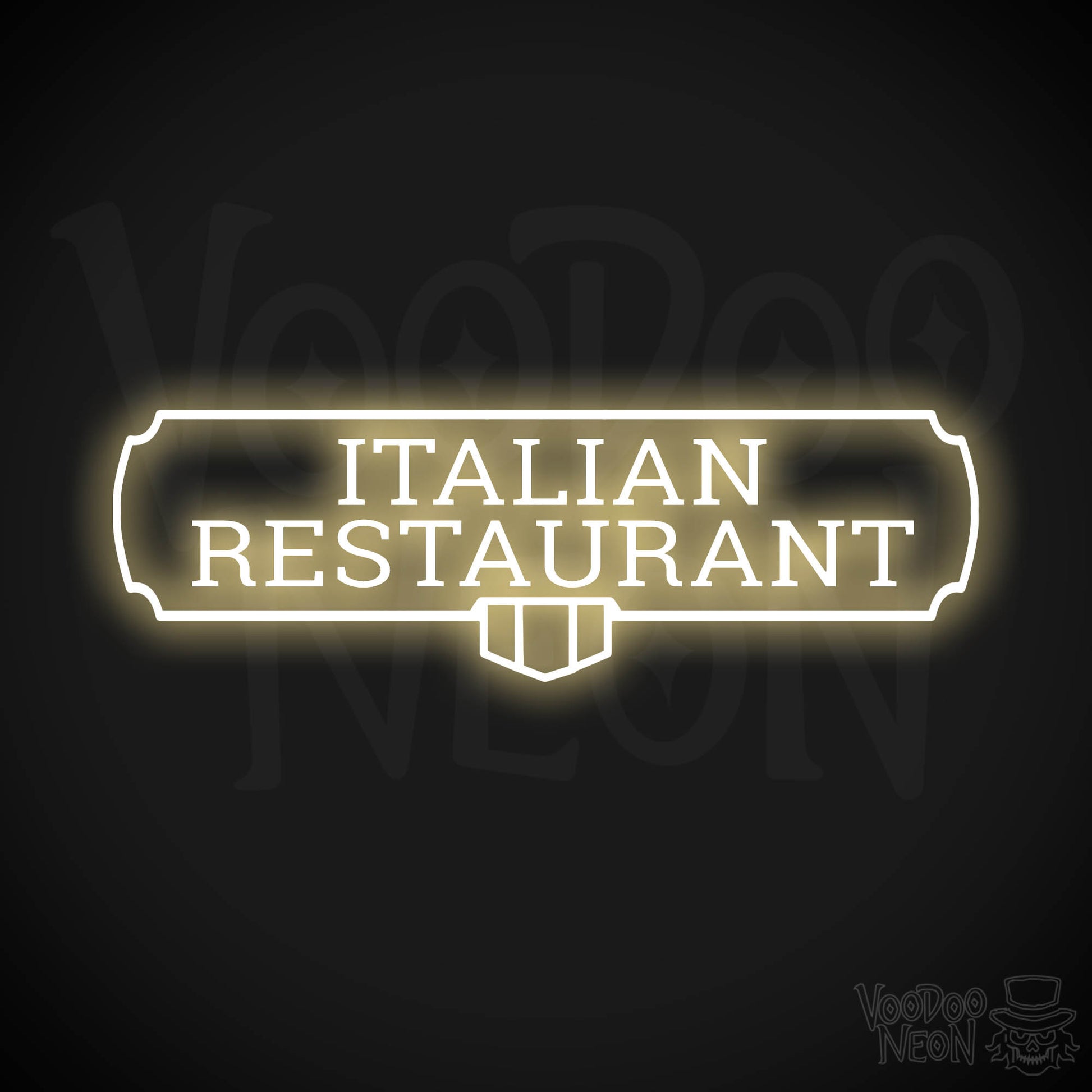 Italian Restaurant LED Neon - Warm White