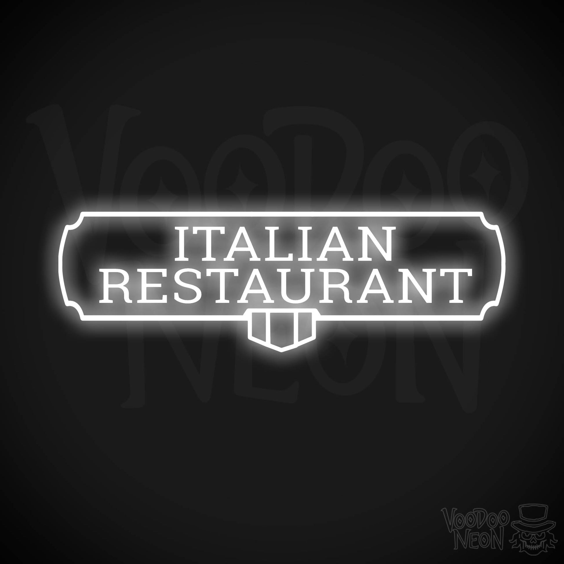 Italian Restaurant LED Neon - White