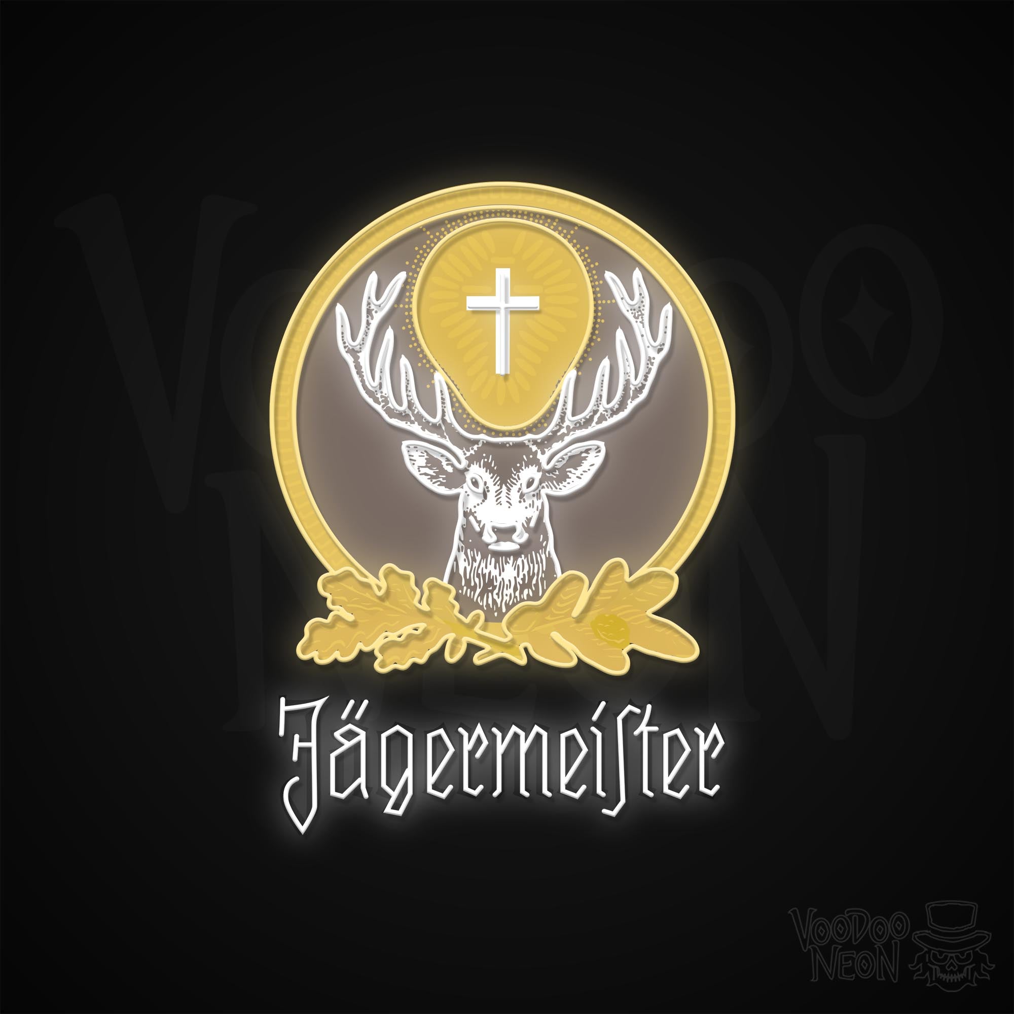 Jagermeister Neon Sign - Free Shipping - Voodoo Neon