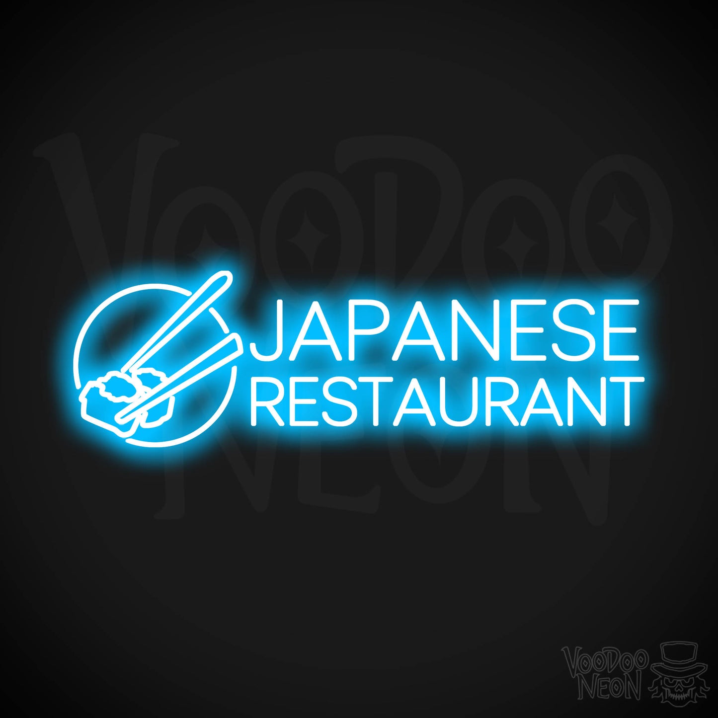 Japanese Restaurant LED Neon - Dark Blue