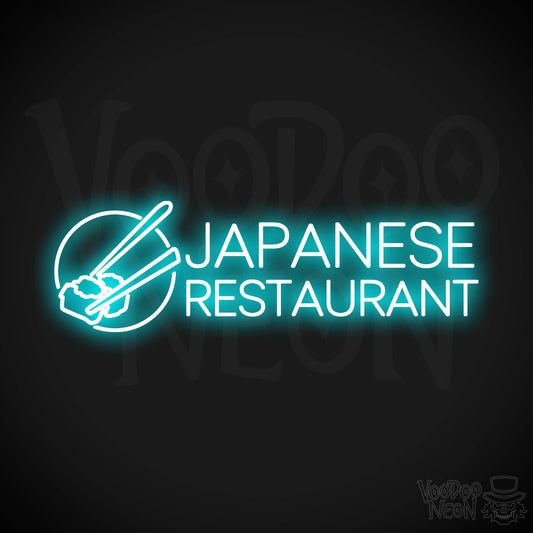 Japanese Restaurant LED Neon - Ice Blue
