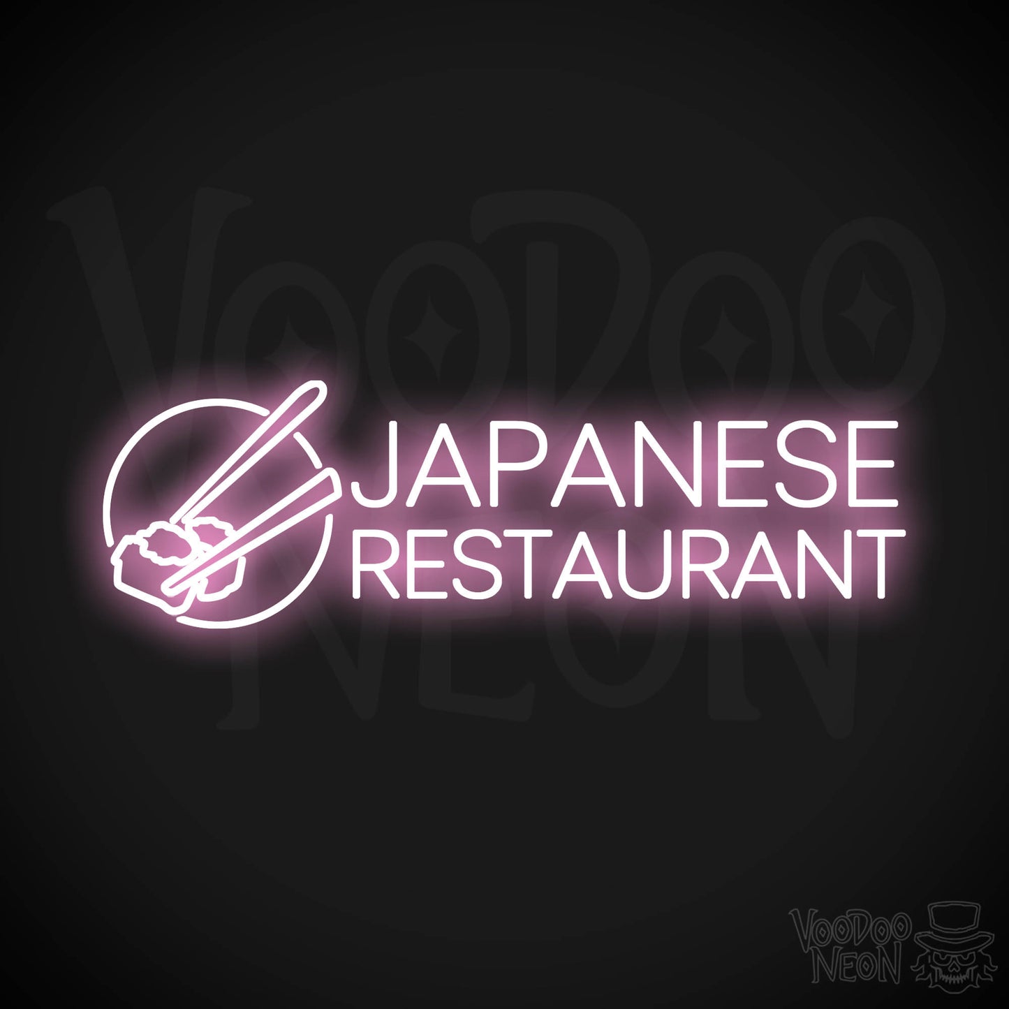 Japanese Restaurant LED Neon - Light Pink
