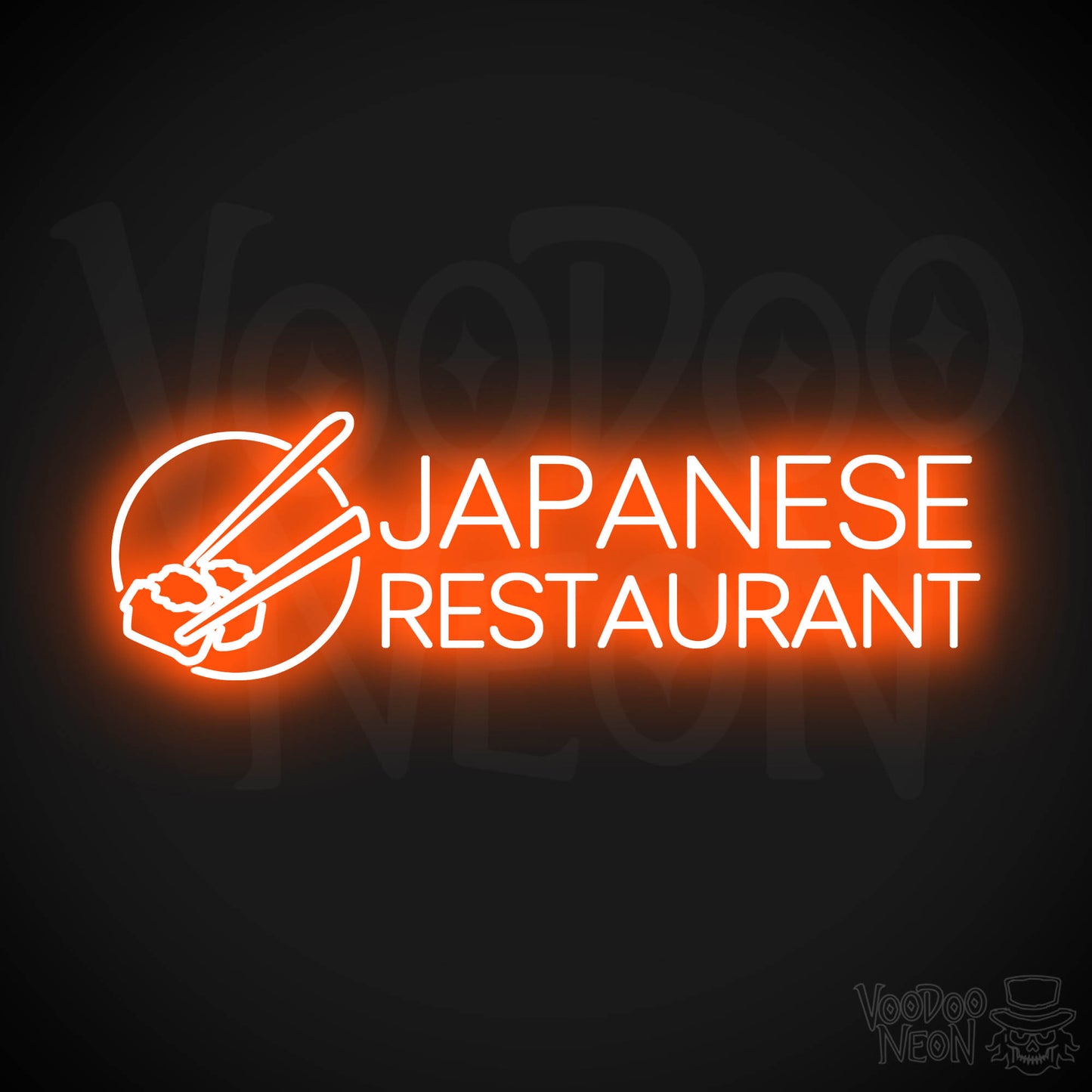 Japanese Restaurant LED Neon - Orange