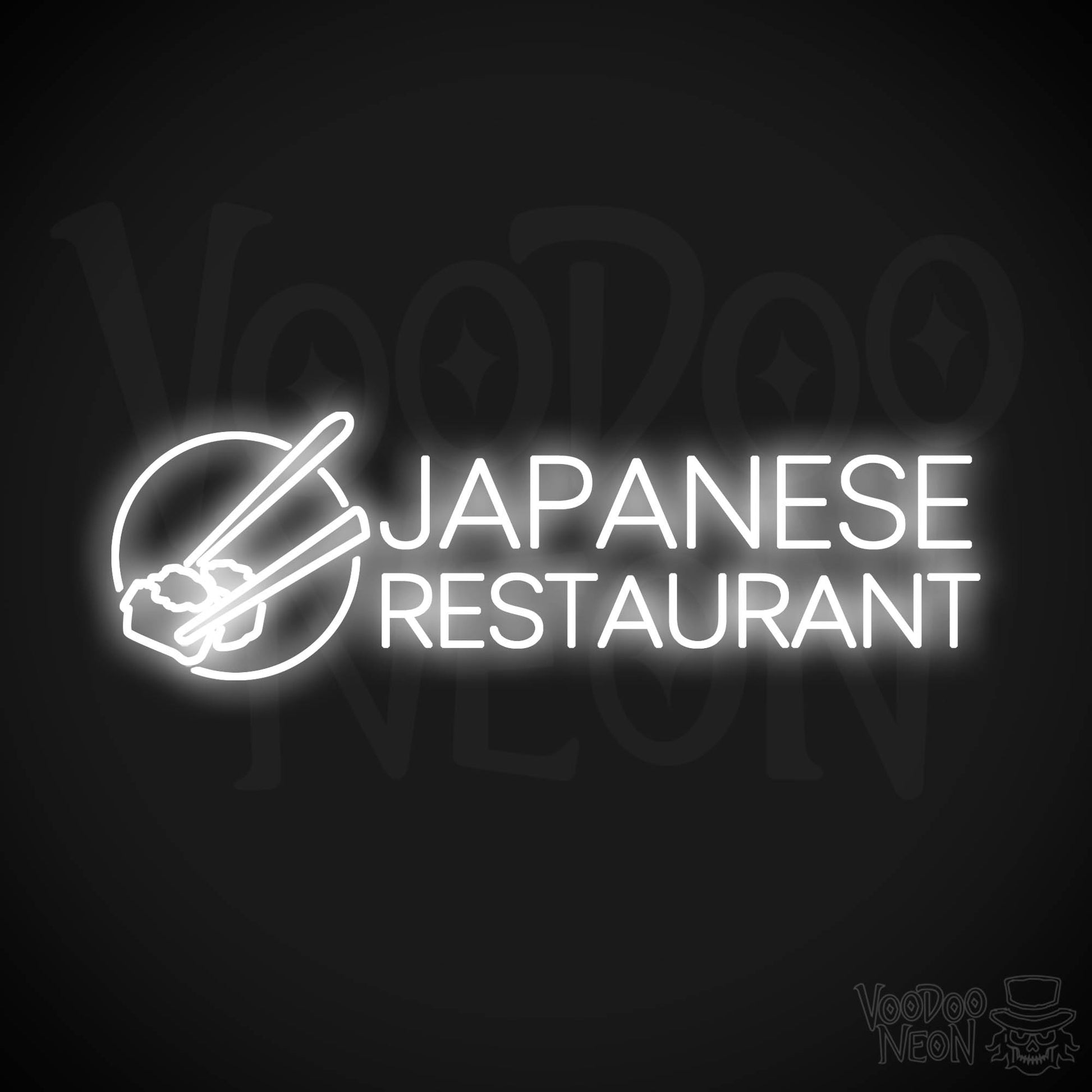 Japanese Restaurant LED Neon - White