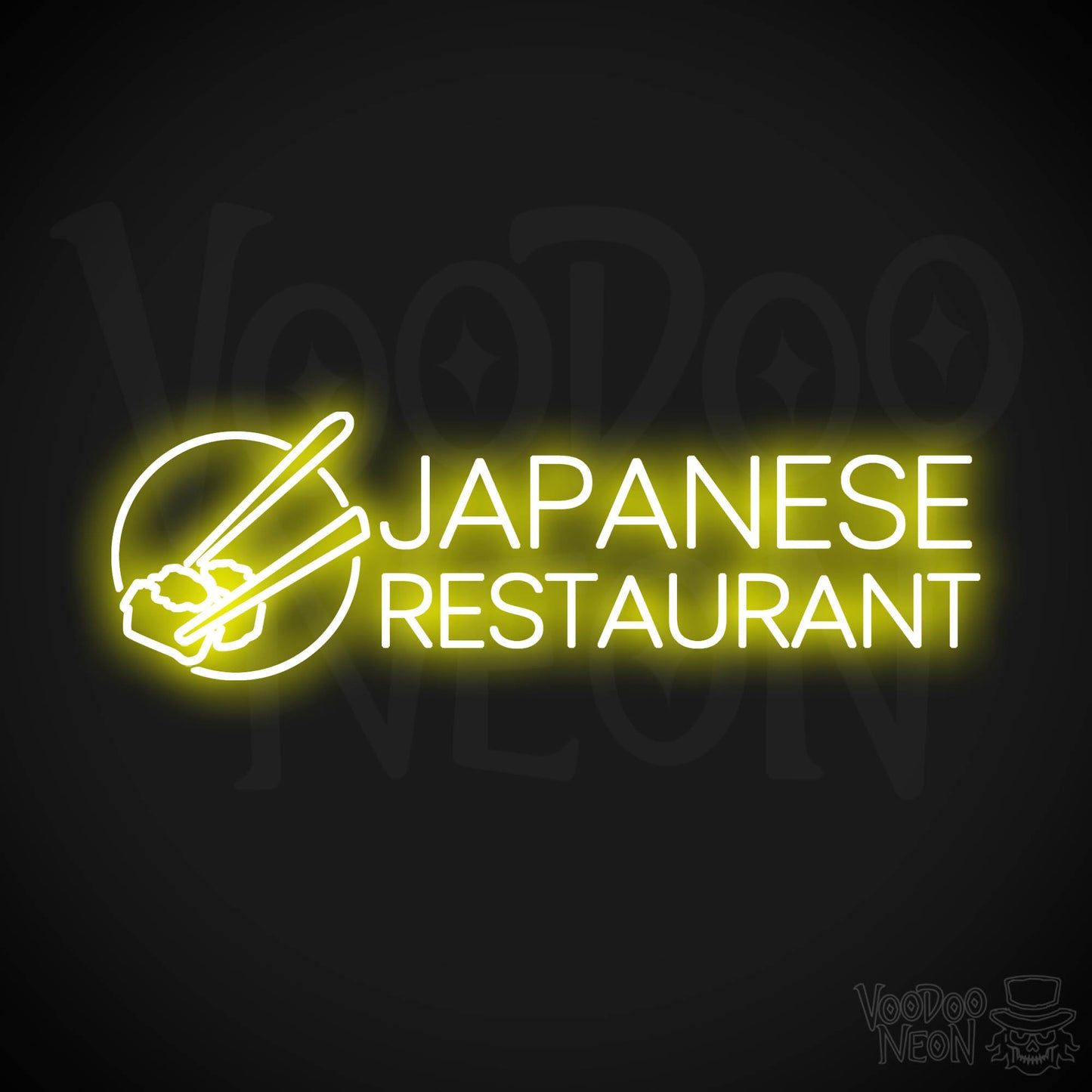Japanese Restaurant LED Neon - Yellow
