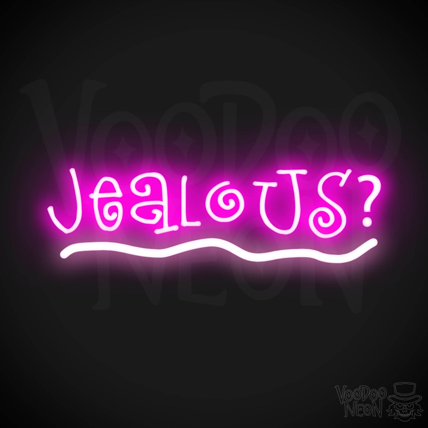 Jealous Neon Sign - Neon Jealous Sign - Color Multi-Color