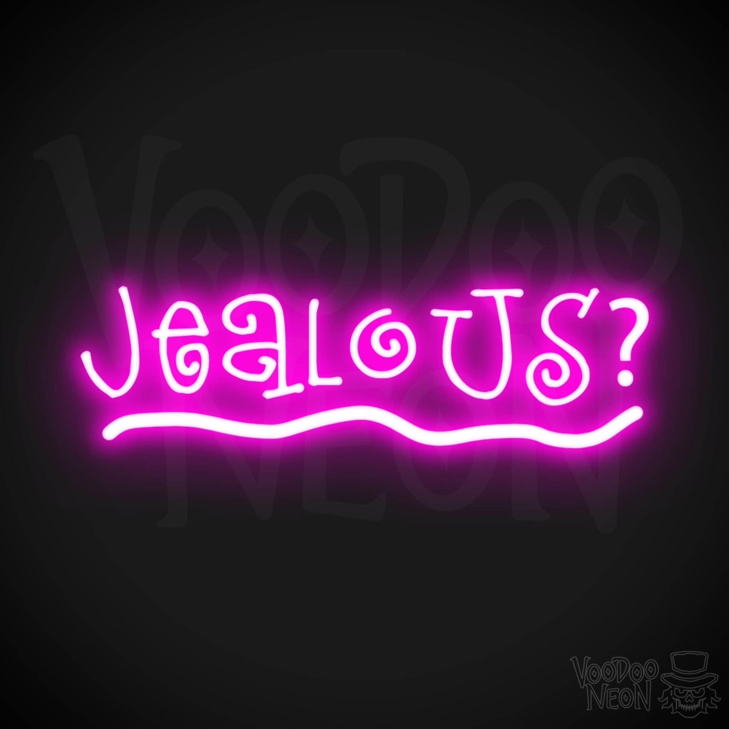 Jealous Neon Sign - Neon Jealous Sign - Color Pink