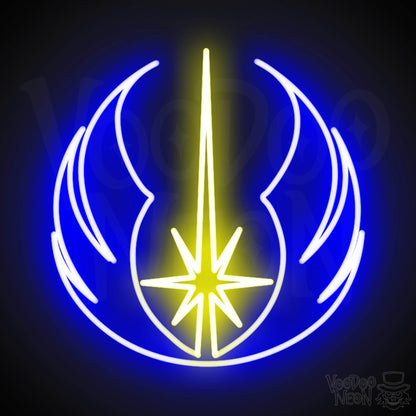 Jedi Neon Sign - Neon Jedi Sign - Jedi Wall Art - Color Multi-Color