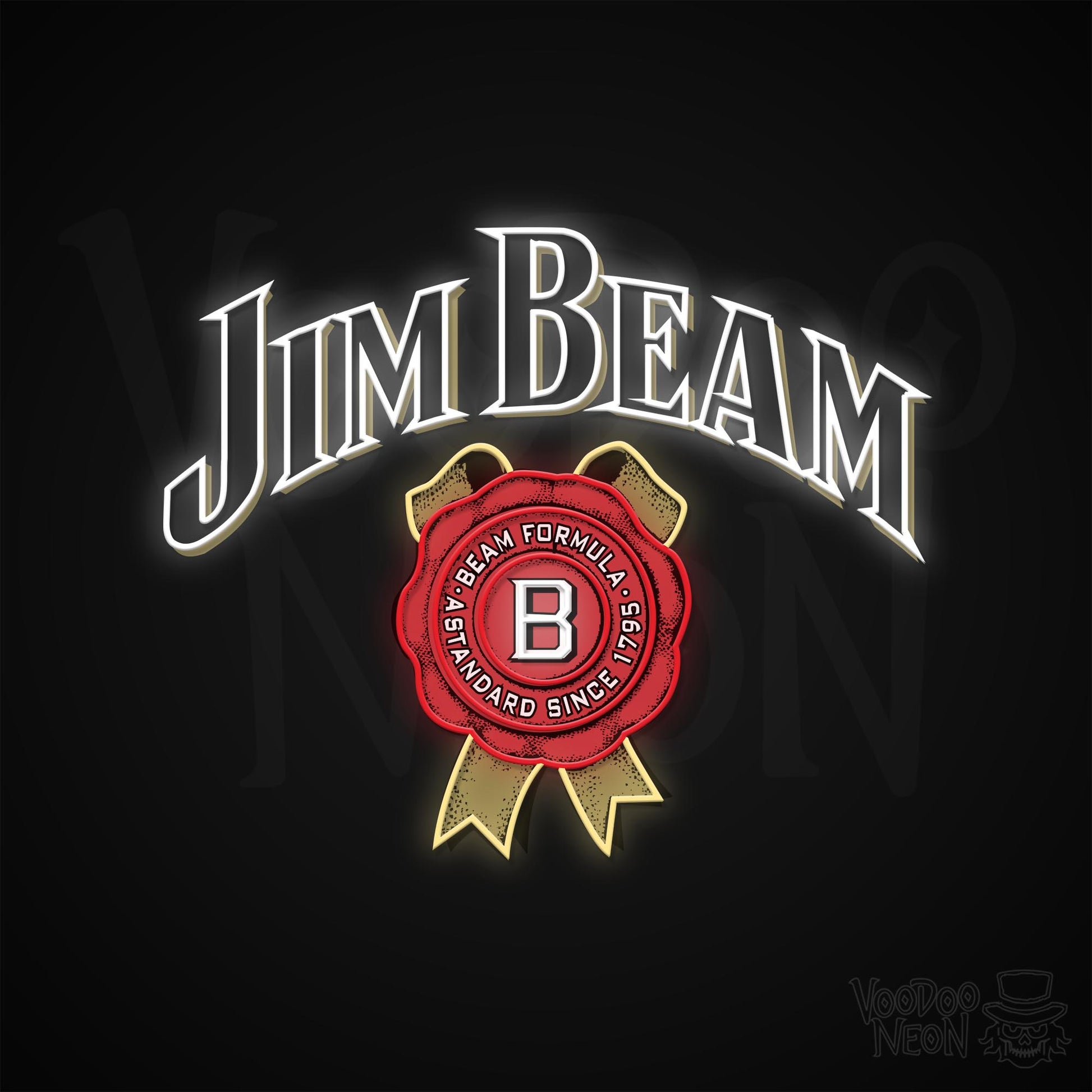 Jim Beam neon sign