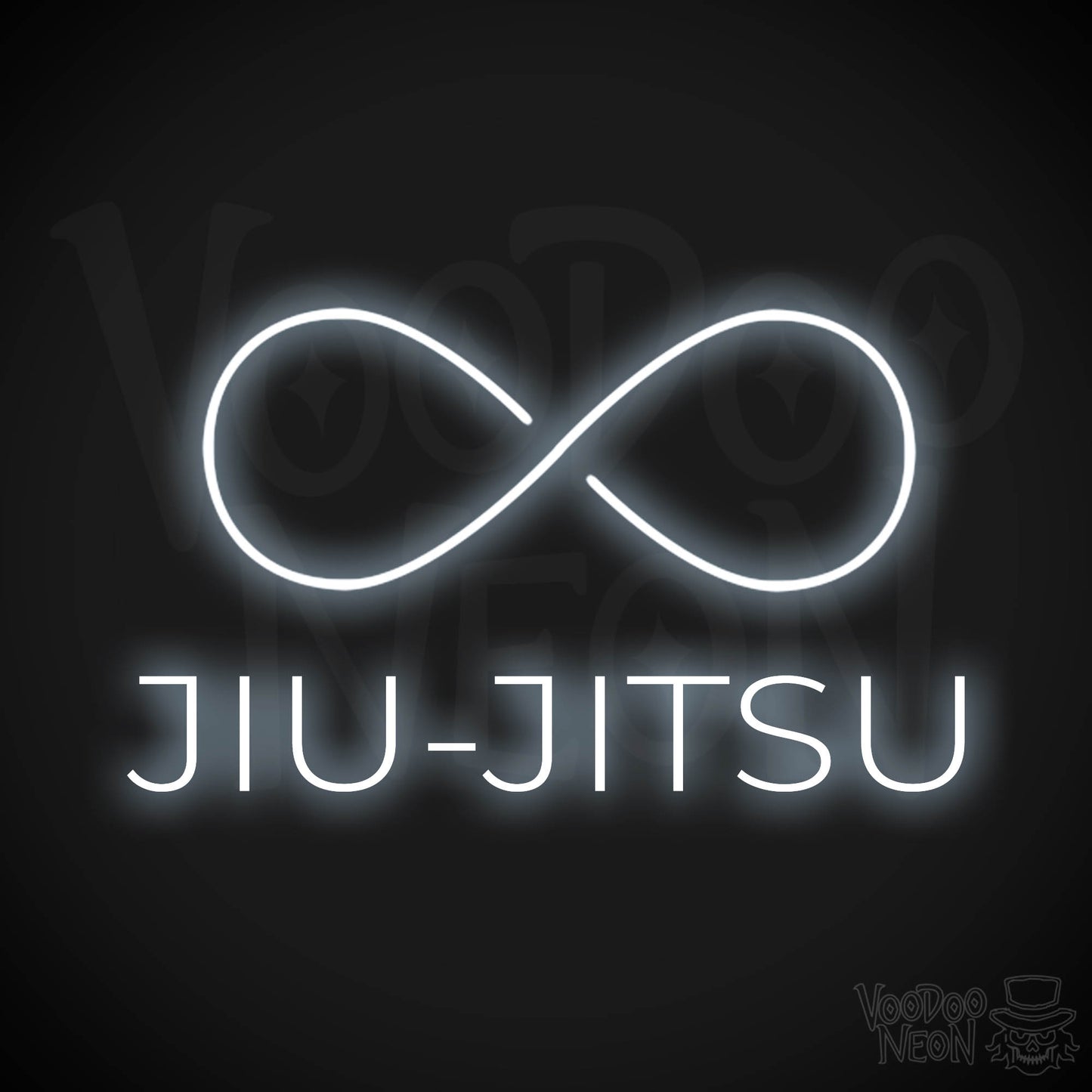 Jiu Jitsu Dojo LED Neon - Cool White