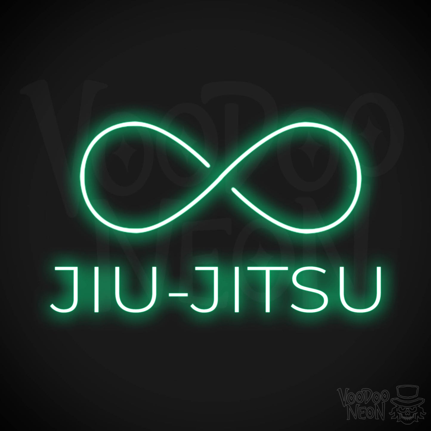 Jiu Jitsu Dojo LED Neon - Green