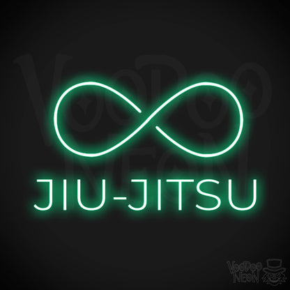 Jiu Jitsu Dojo LED Neon - Green