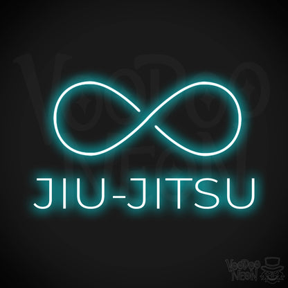 Jiu Jitsu Dojo LED Neon - Ice Blue