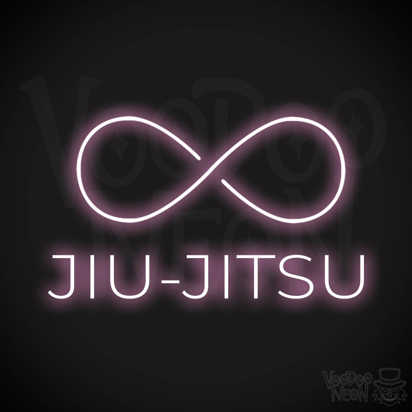 Jiu Jitsu Dojo LED Neon - Light Pink