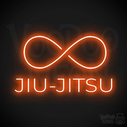 Jiu Jitsu Dojo LED Neon - Orange