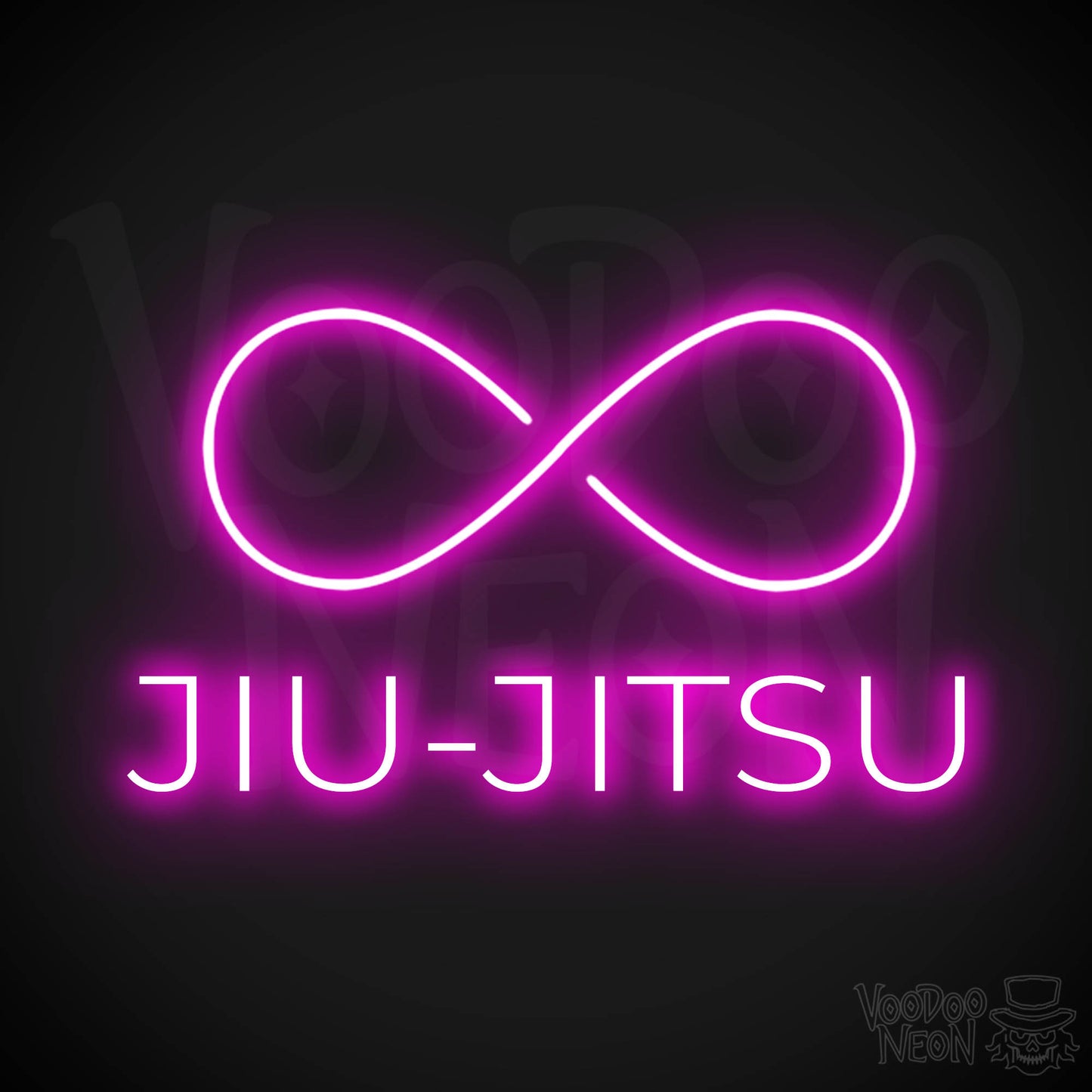 Jiu Jitsu Dojo LED Neon - Pink