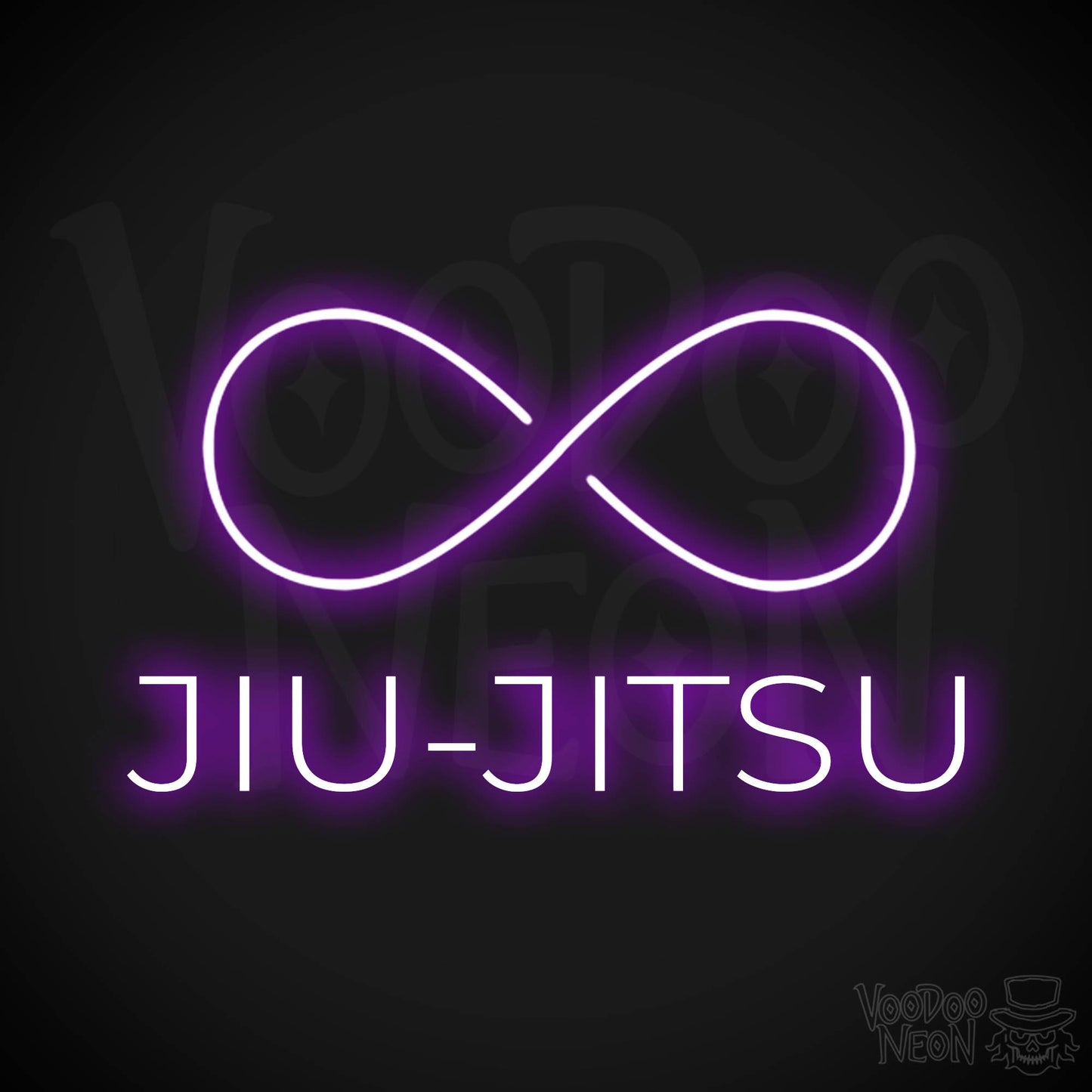 Jiu Jitsu Dojo LED Neon - Purple