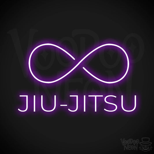 Jiu Jitsu Dojo LED Neon - Purple