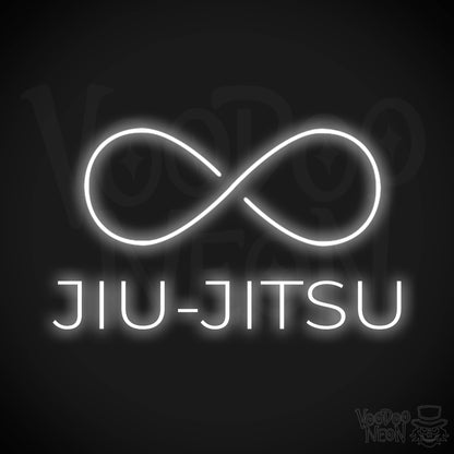 Jiu Jitsu Dojo LED Neon - White
