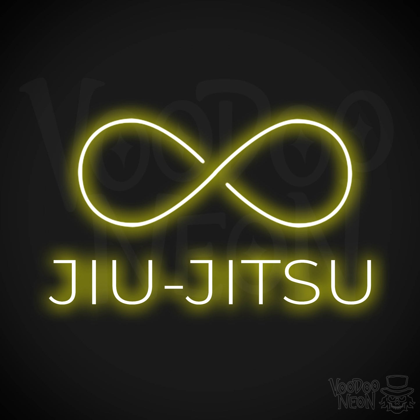Jiu Jitsu Dojo LED Neon - Yellow