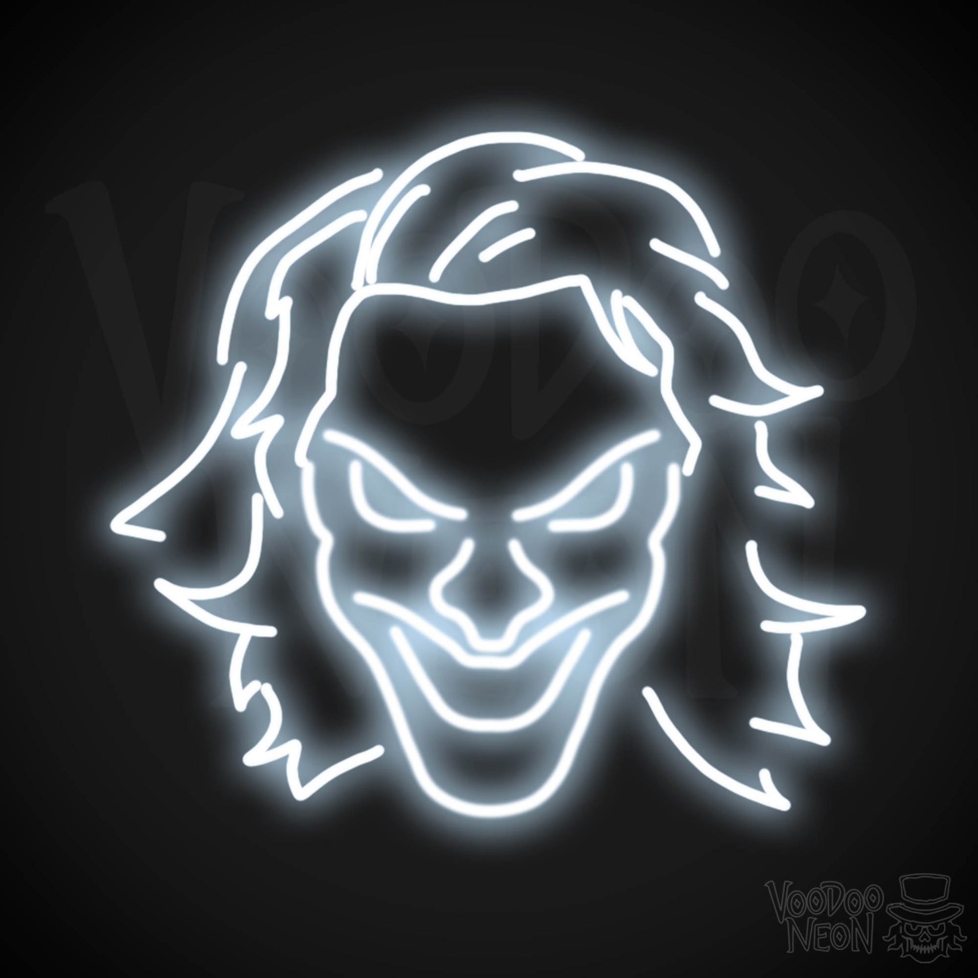 Joker Neon Sign - Neon Joker Sign - Joker LED Wall Art - Color Cool White