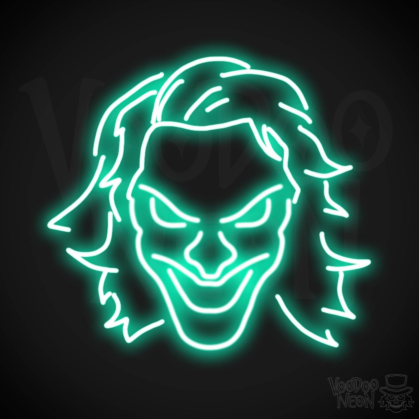 Joker Neon Sign - Neon Joker Sign - Joker LED Wall Art - Color Light Green