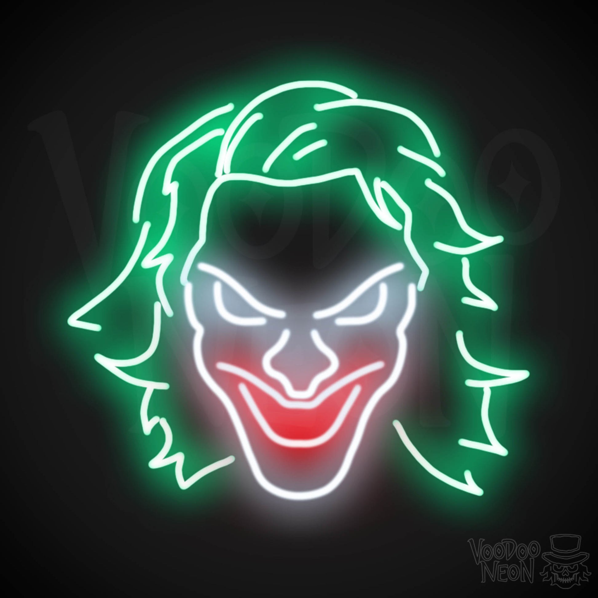Joker Neon Sign - Neon Joker Sign - Joker LED Wall Art - Color Multi-Color