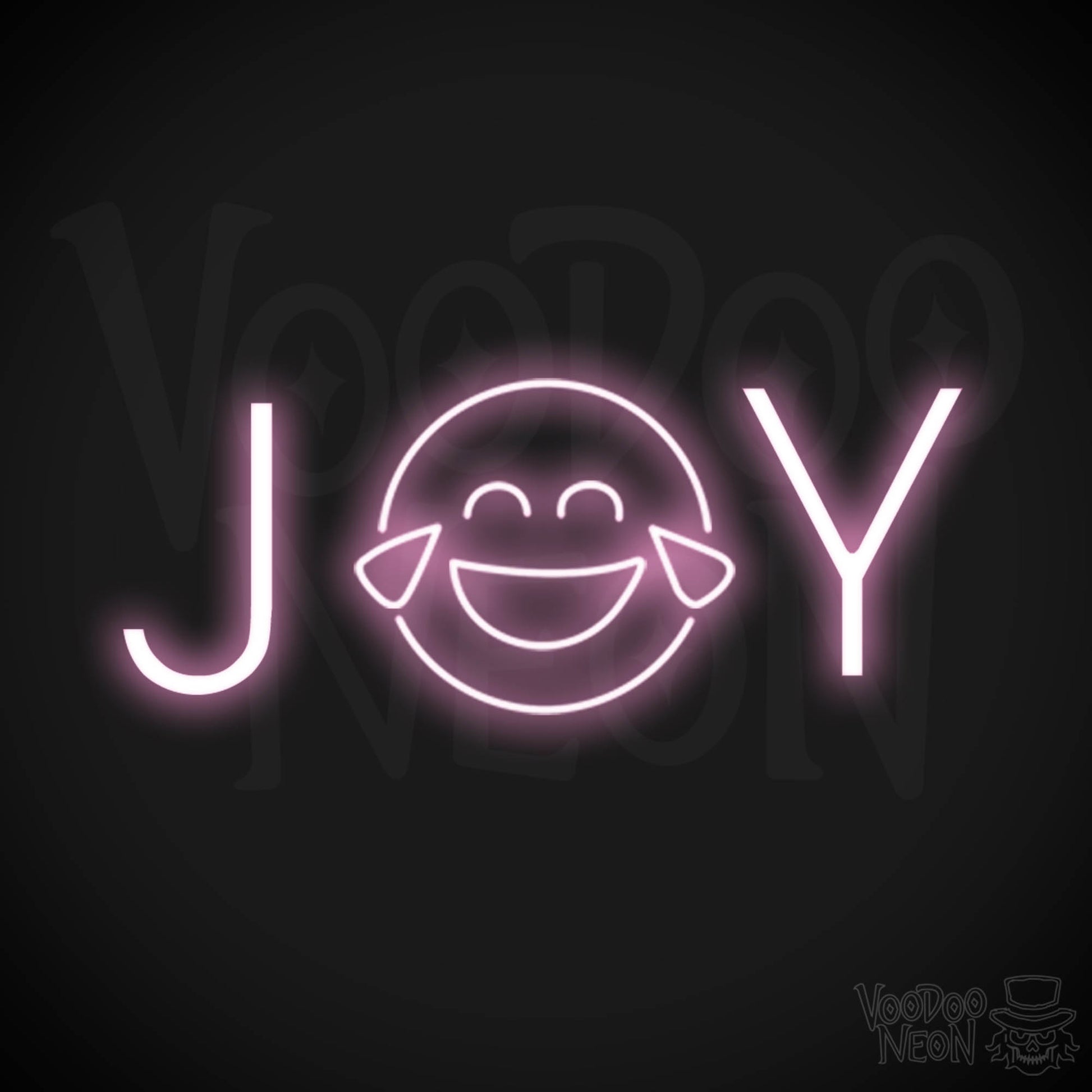 Joy Neon Sign - Neon Joy Sign - Word Sign - Color Light Pink