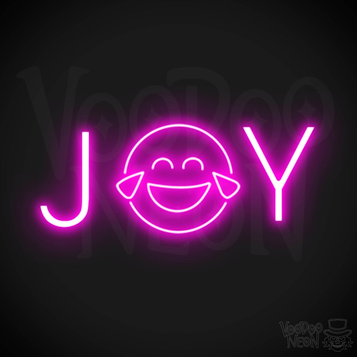 Joy Neon Sign - Neon Joy Sign - Word Sign - Color Pink