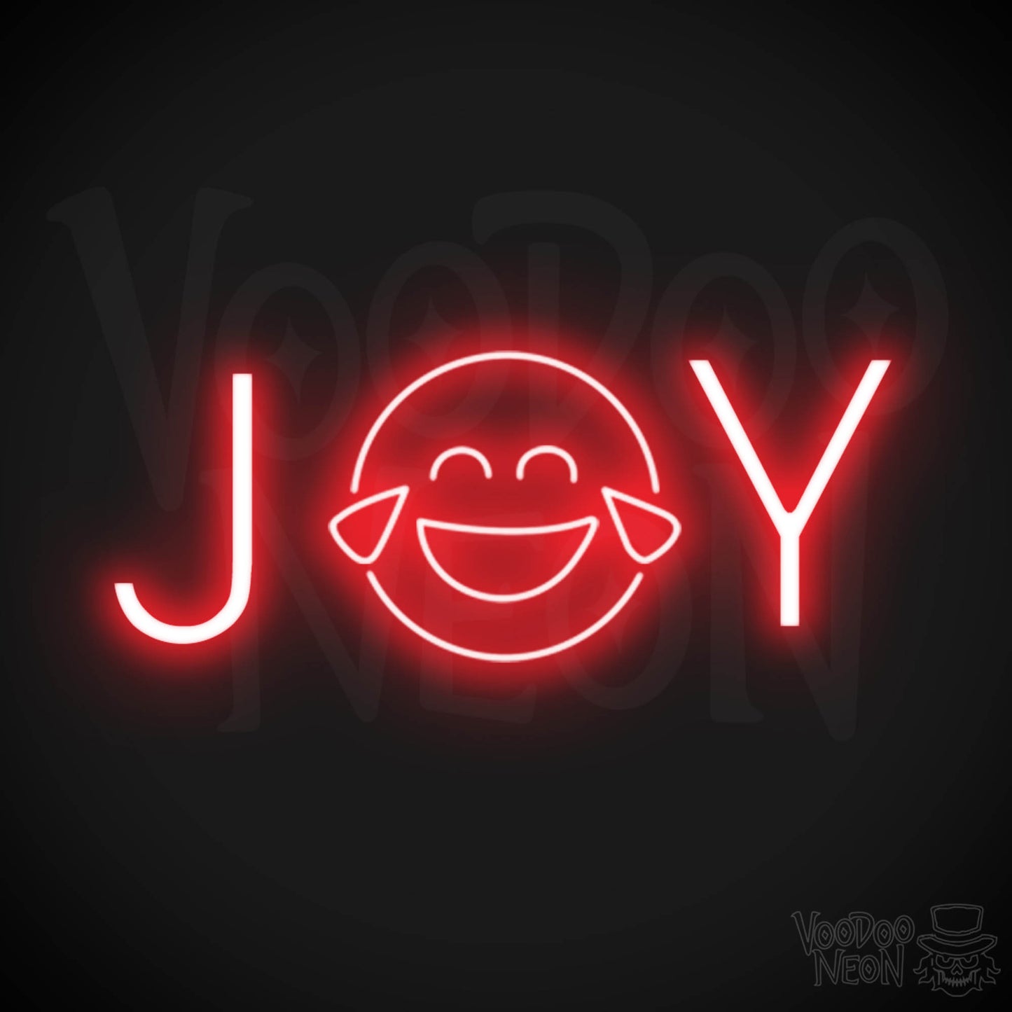 Joy Neon Sign - Neon Joy Sign - Word Sign - Color Red