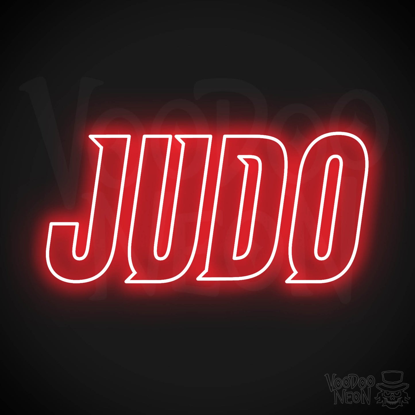 Judo Gym LED Neon - Red