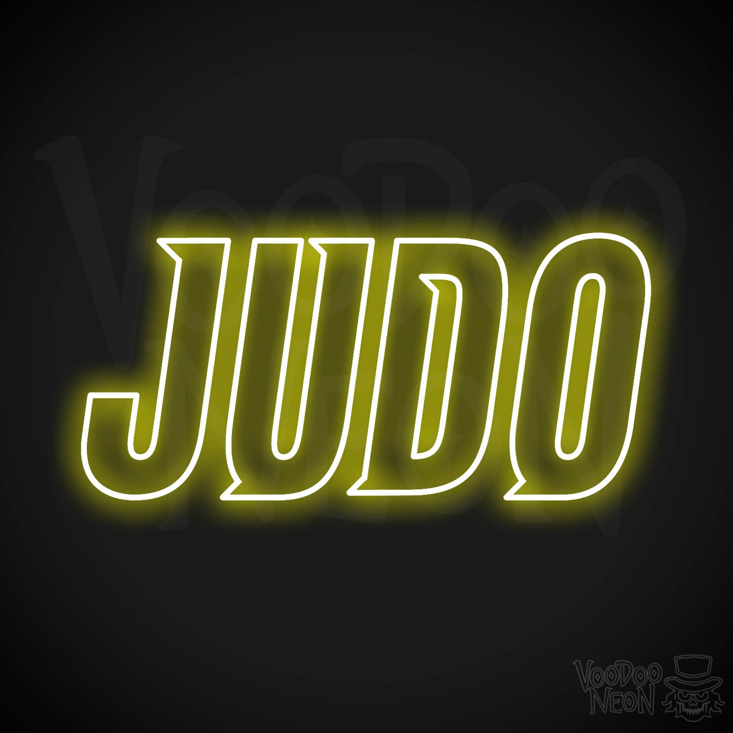 Judo Gym LED Neon - Yellow