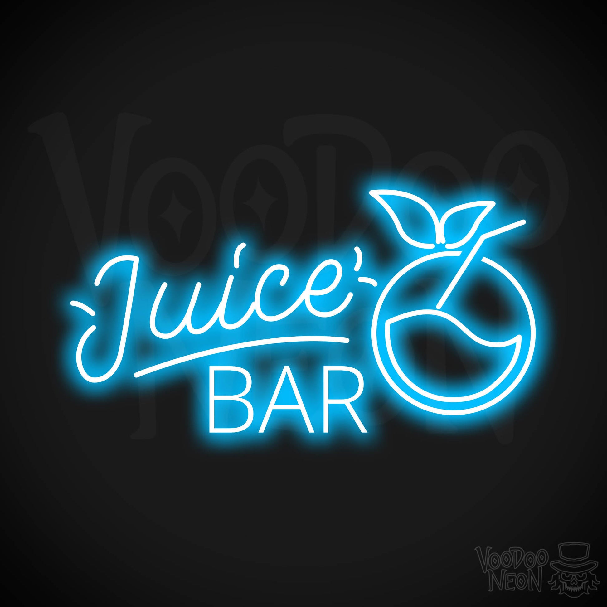 Juice Shop LED Neon - Dark Blue