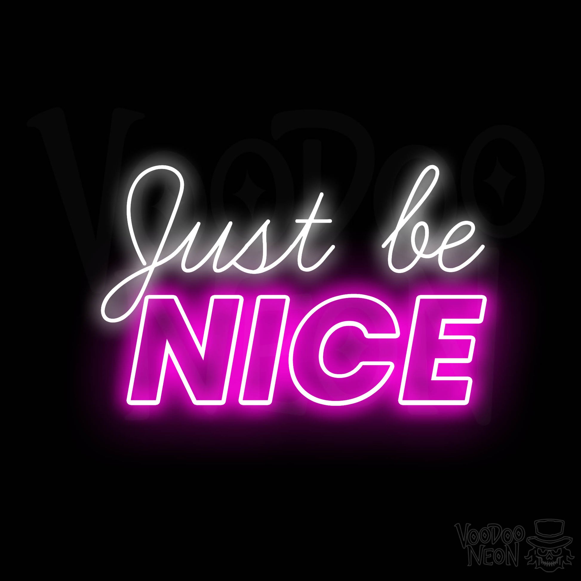 Just Be Nice LED Neon - Multi-Color