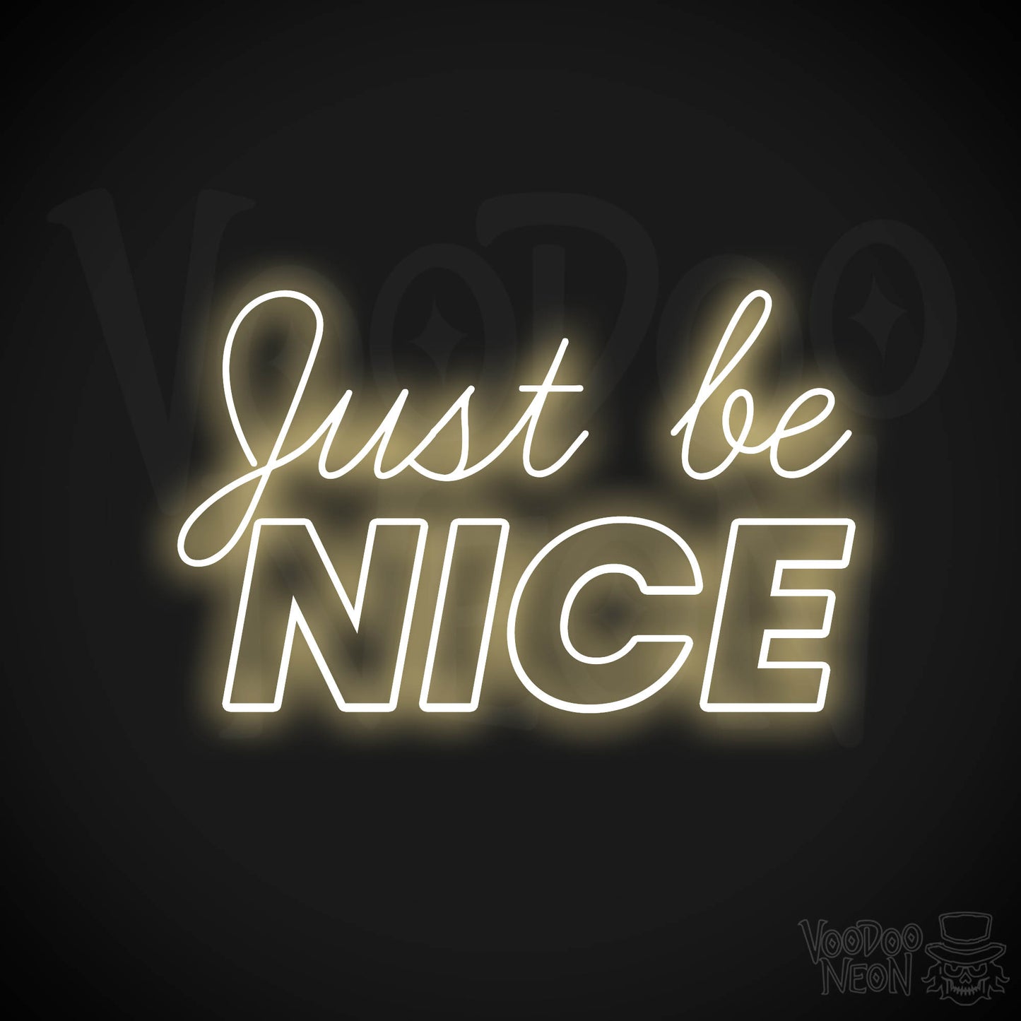 Just Be Nice LED Neon - Warm White