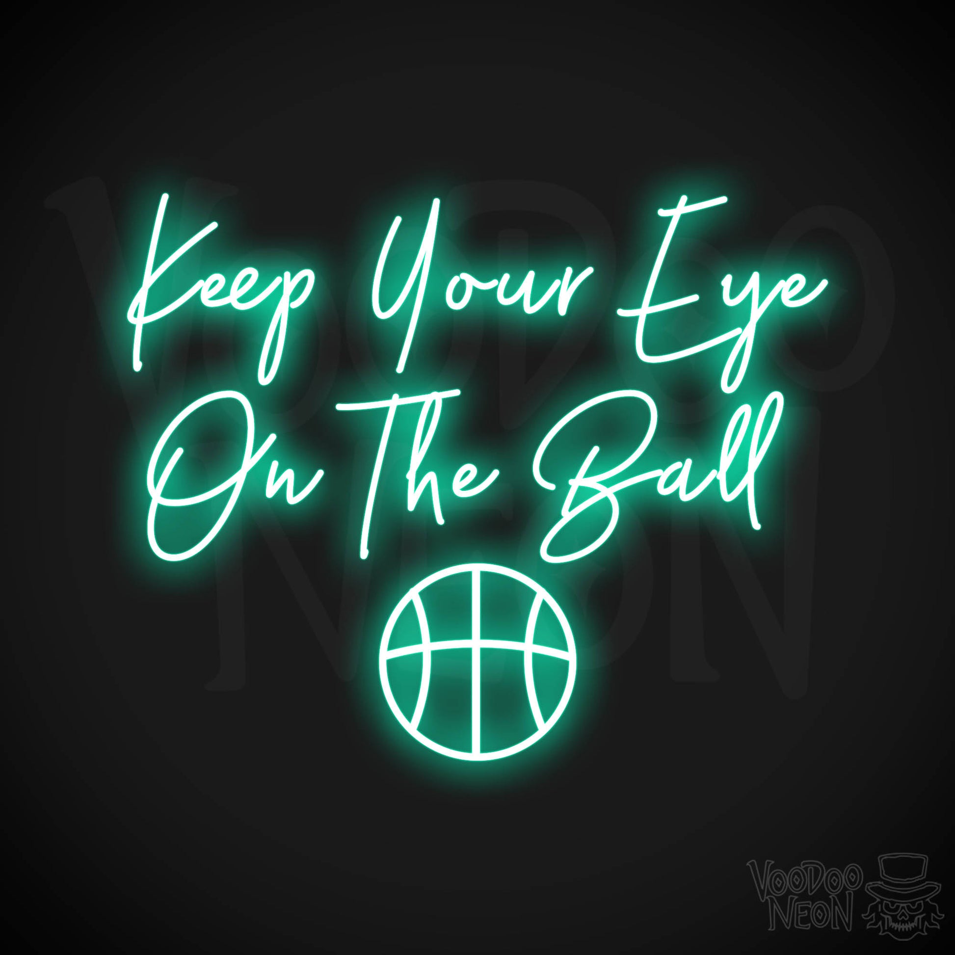 Keep Your Eye On The Ball LED Neon - Light Green