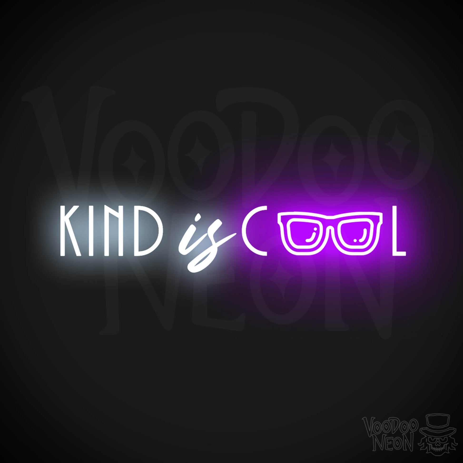 Kind Is Cool Neon Sign - Neon Kind Is Cool Sign - Color Multi-Color