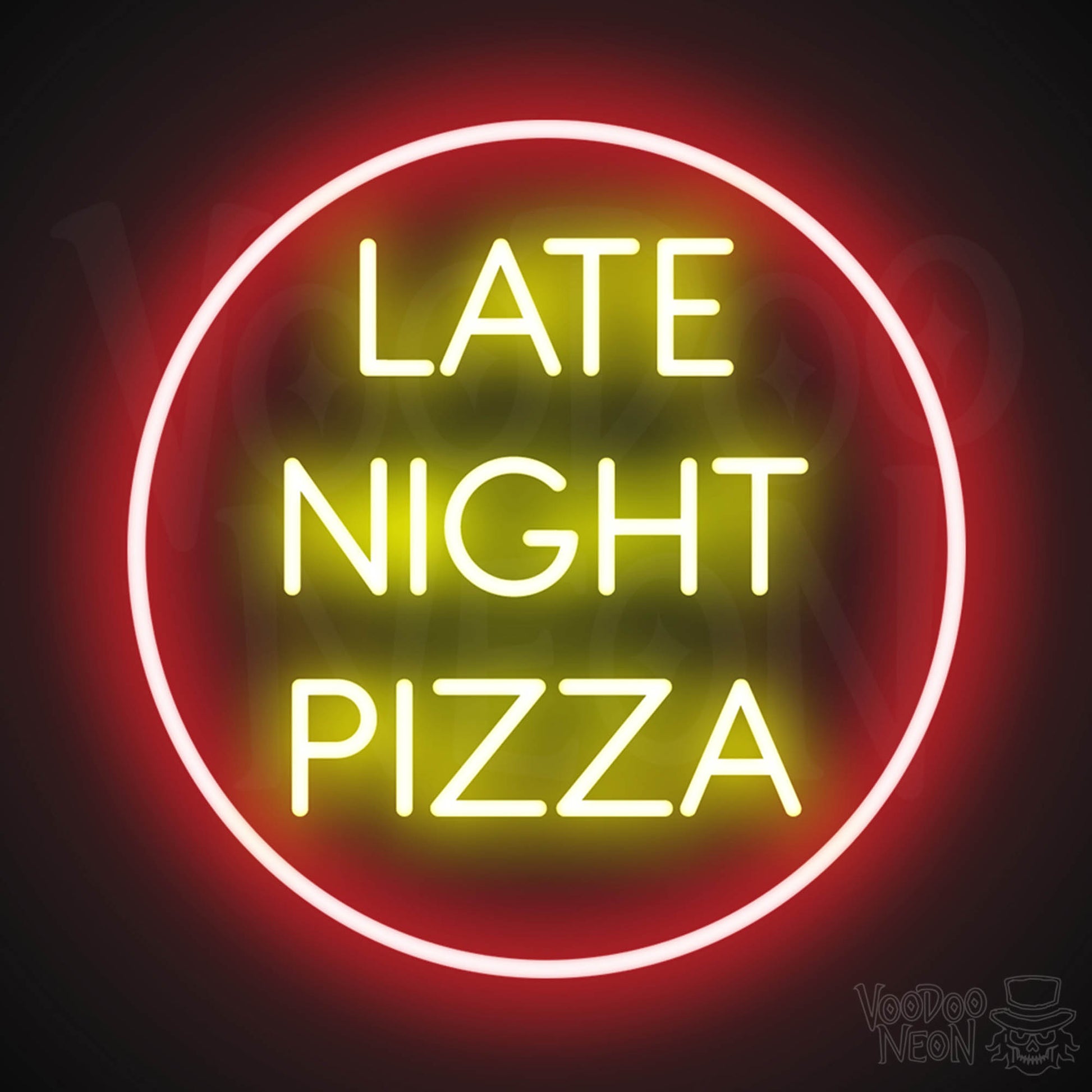 Late Night Pizza LED Neon - Multi-Color