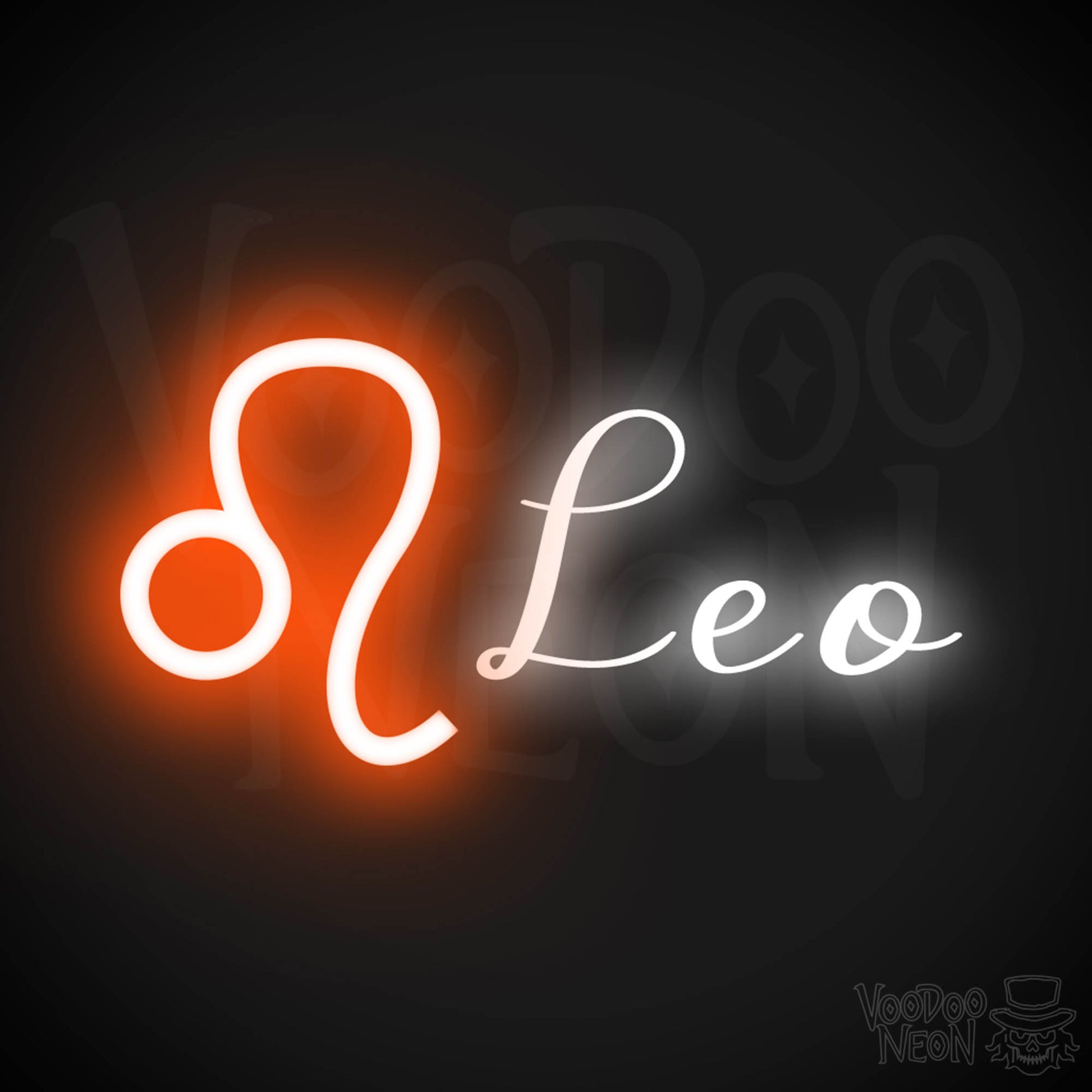 Leo Neon Sign - Neon Leo Sign - Leo Symbol - Neon Wall Art - Color Multi-Color