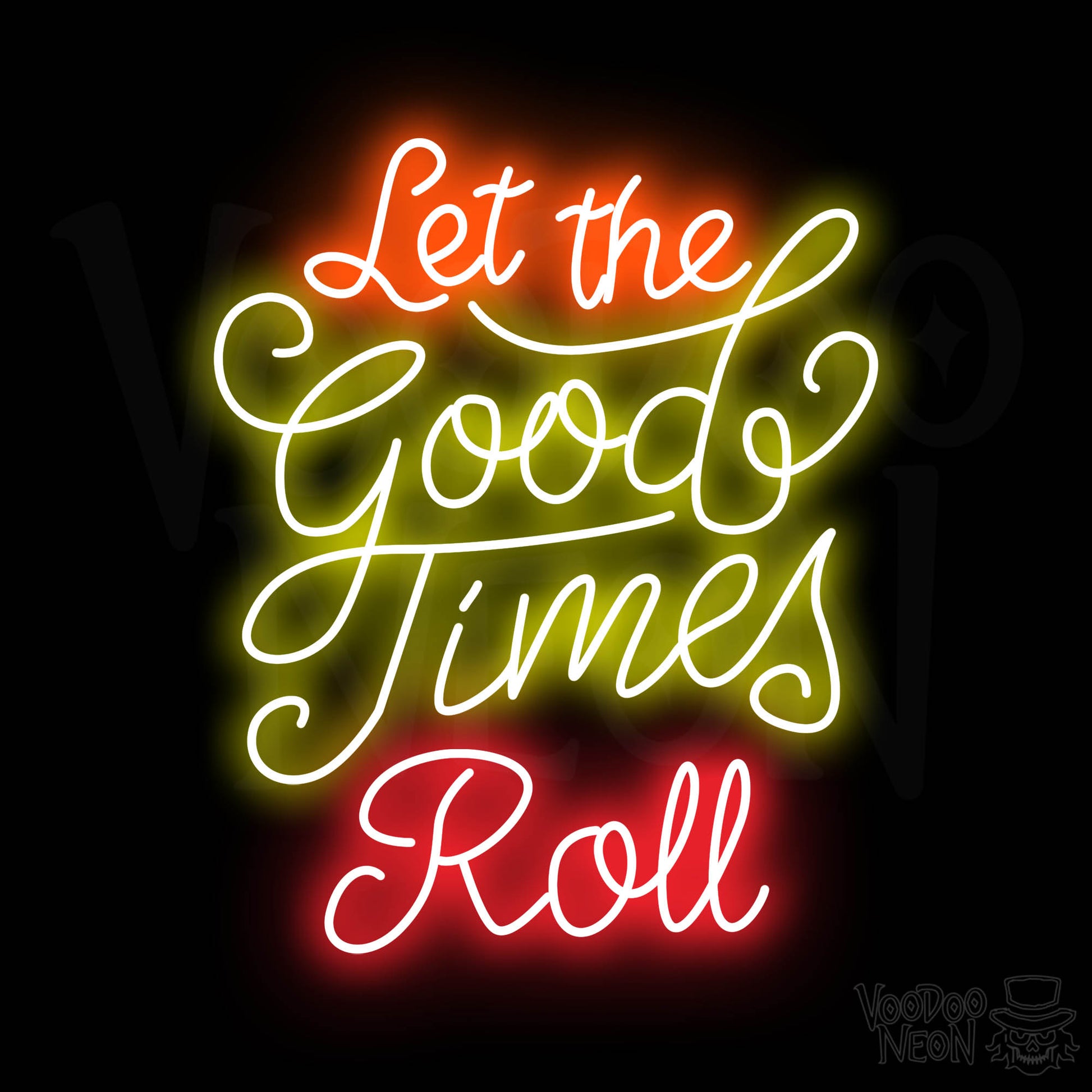 Let The Good Times Roll LED Neon - Multi-Color