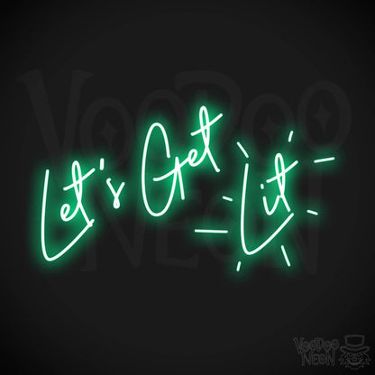Lets Get Lit LED Neon - Green