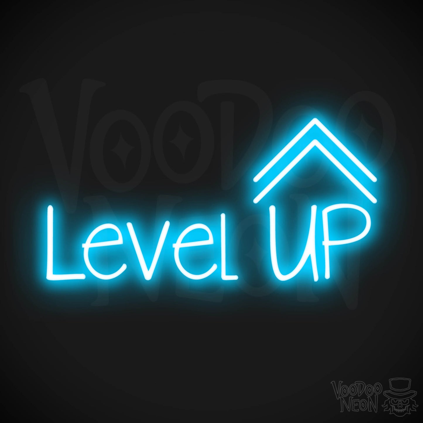 Level Up LED Neon - Dark Blue