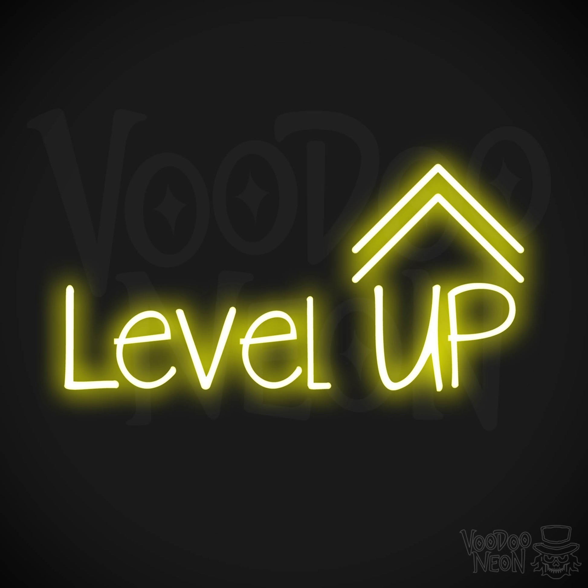 Level Up LED Neon - Yellow