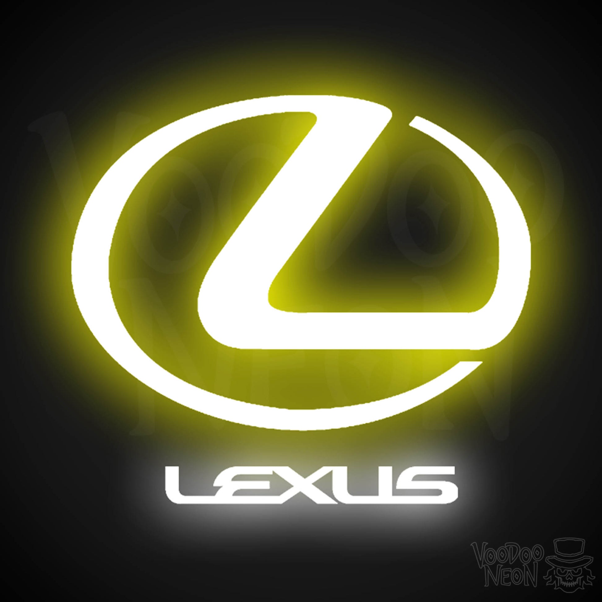 Lexus Neon Sign - Neon Lexus Sign - Lexus Logo Wall Art - Color Multi-Color