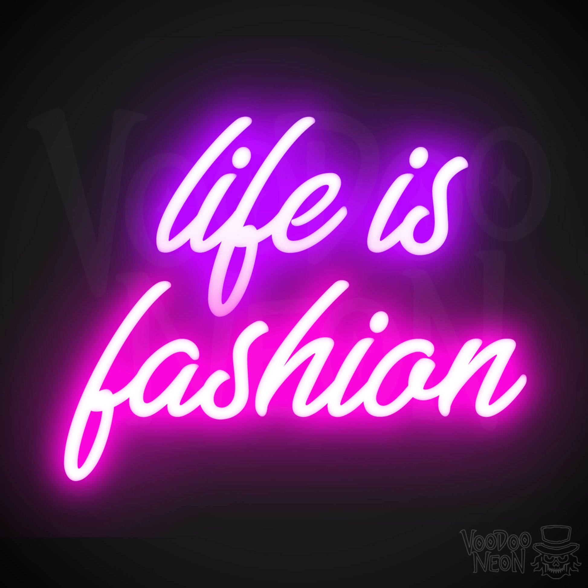 Life Is Fashion LED Neon - Multi-Color