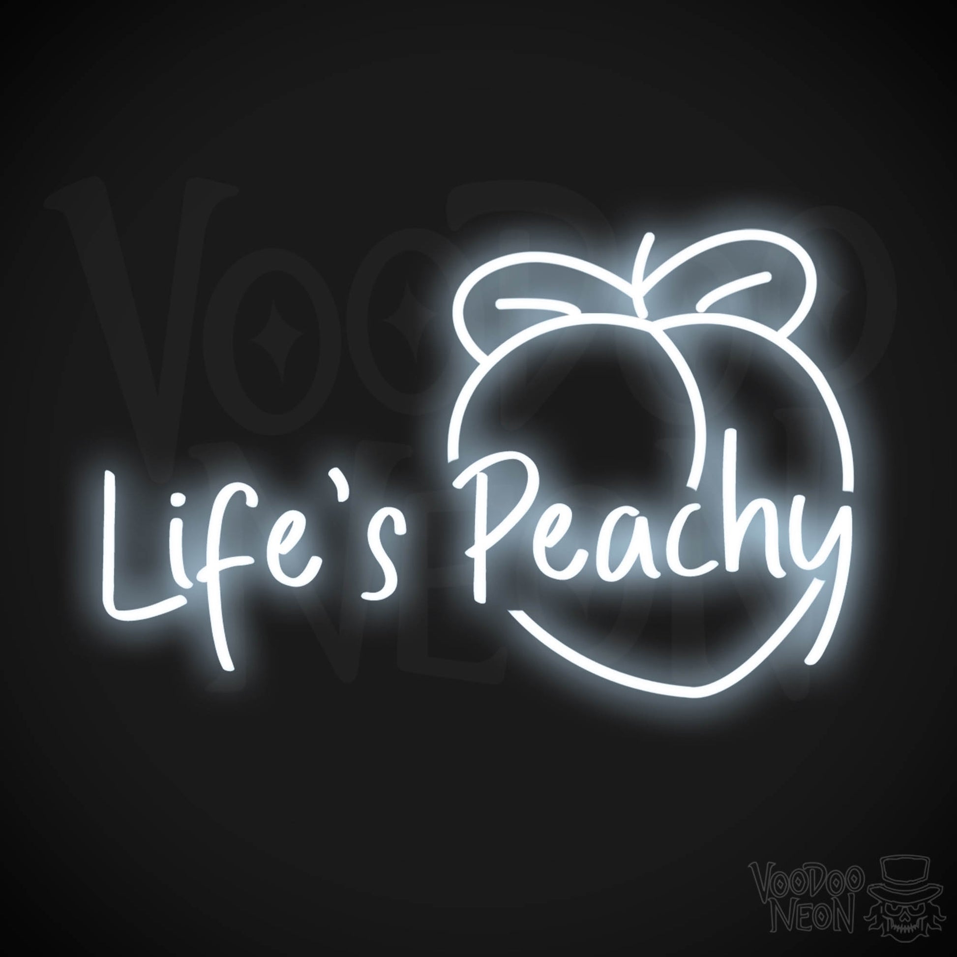 Life's Peachy LED Neon - Cool White