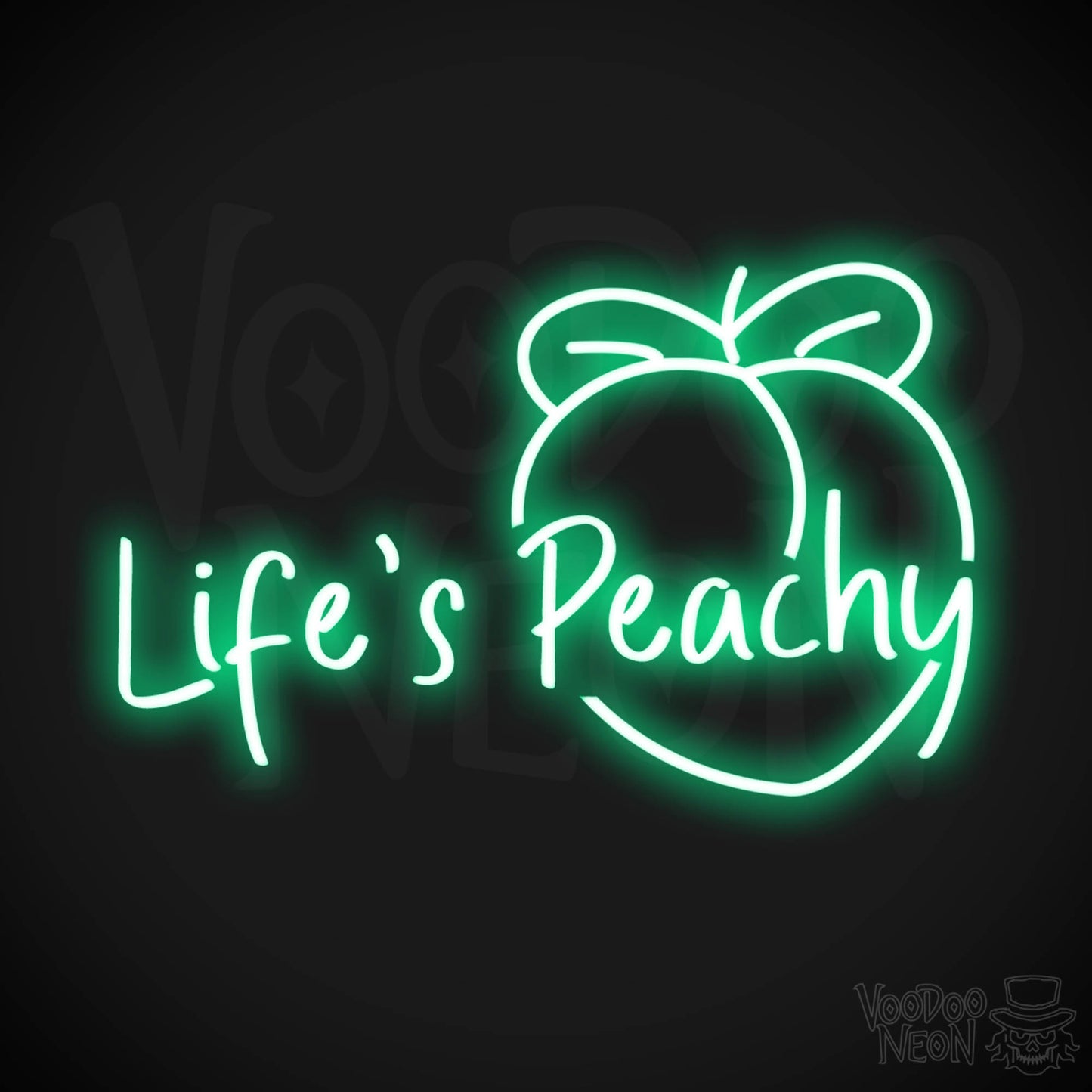 Life's Peachy LED Neon - Green